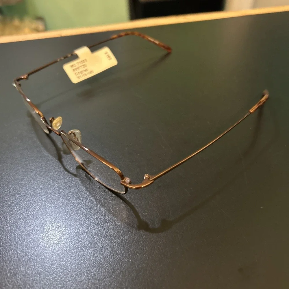 TI FLEX EYEWEAR 1503 218 COGNAC BROWN 51/19/145 FLEX TITANIUM EYEGLASSES Frames